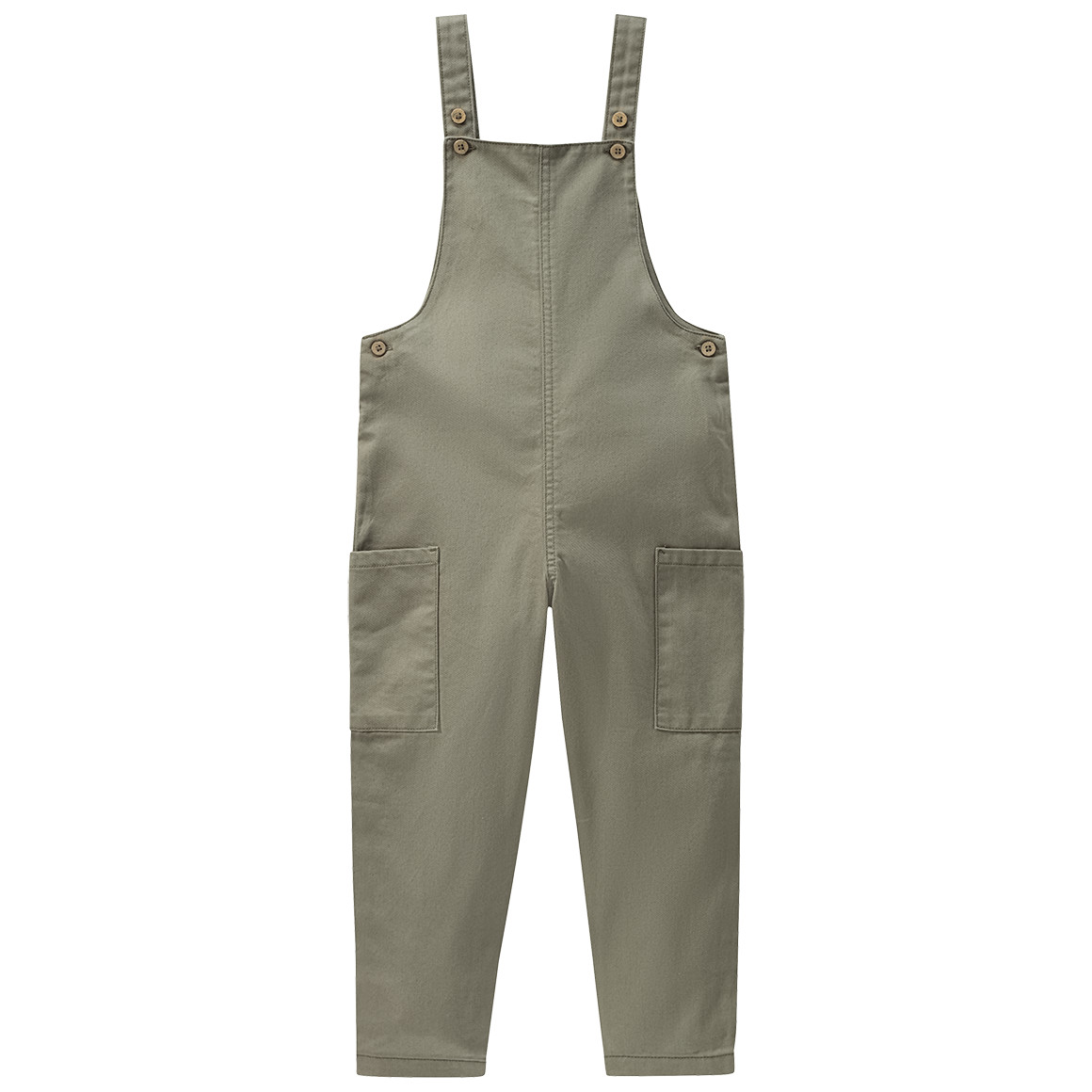 Topolino Pure Collection Kinder Latzhose mit seitlichen Taschen oliv