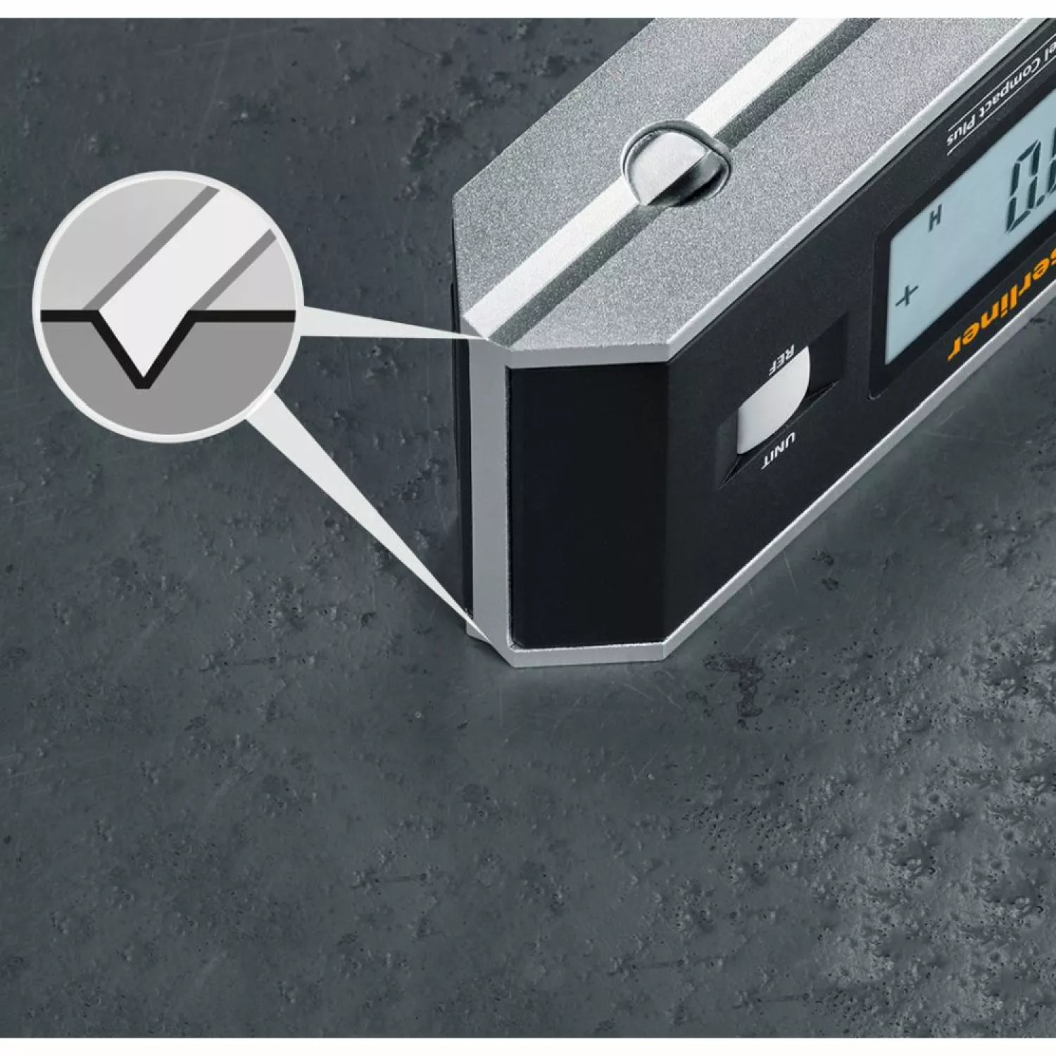 Laserliner MasterLevel Compact Plus Elektronische waterpas met v-groef - bluetooth - magnetisch