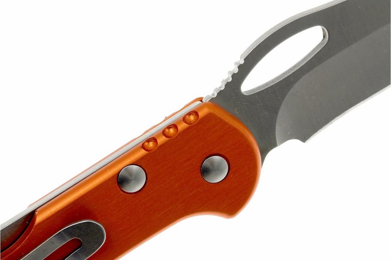 Buck 726 Mini Spitfire 0726ORS-B plain edge, oranje
