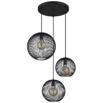 GAMMA hanglamp Nikki zwart Ø60 cm