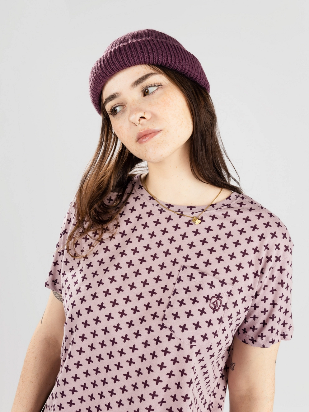 Coal Redondo T-Shirt potent purple/sea fog
