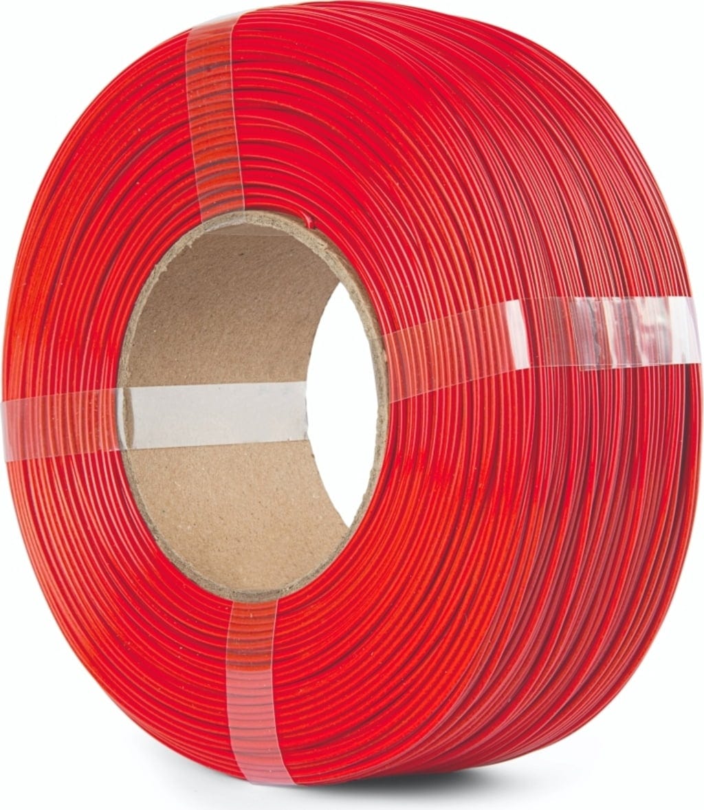 The Filament  ReFill PLA Technical Red, 1,75 mm / 1000 g    Zuverlässiges & kostengünstiges PLA ohne Spule in Technical Red