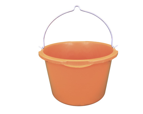 Professionele mortelkuip, robuust oranje, kraanbaar met haakgreep, Ø 510, 40 l