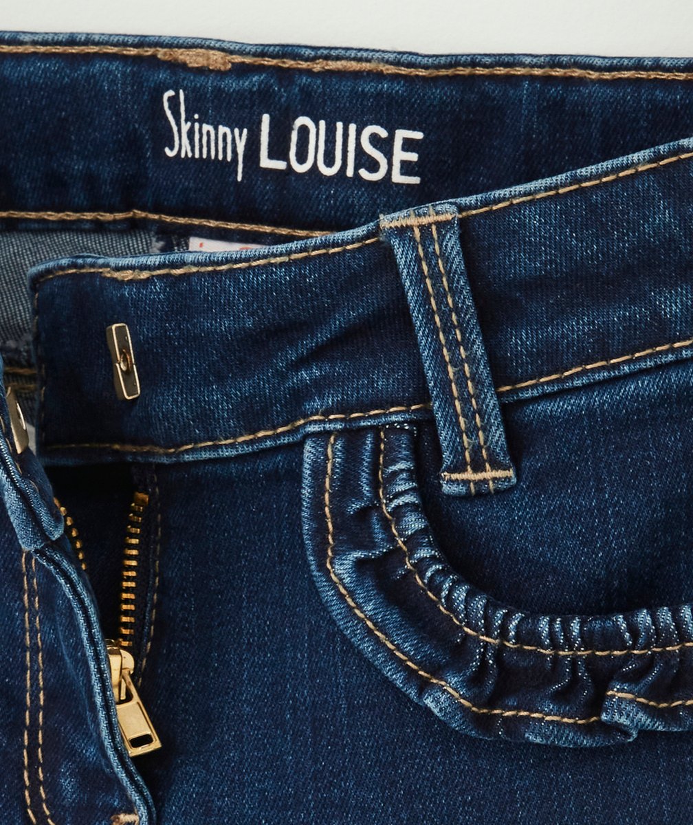 JEAN SKINNY FILLE EN DENIM BRUT ULTRA-RÉSISTANT ET LESS WATER