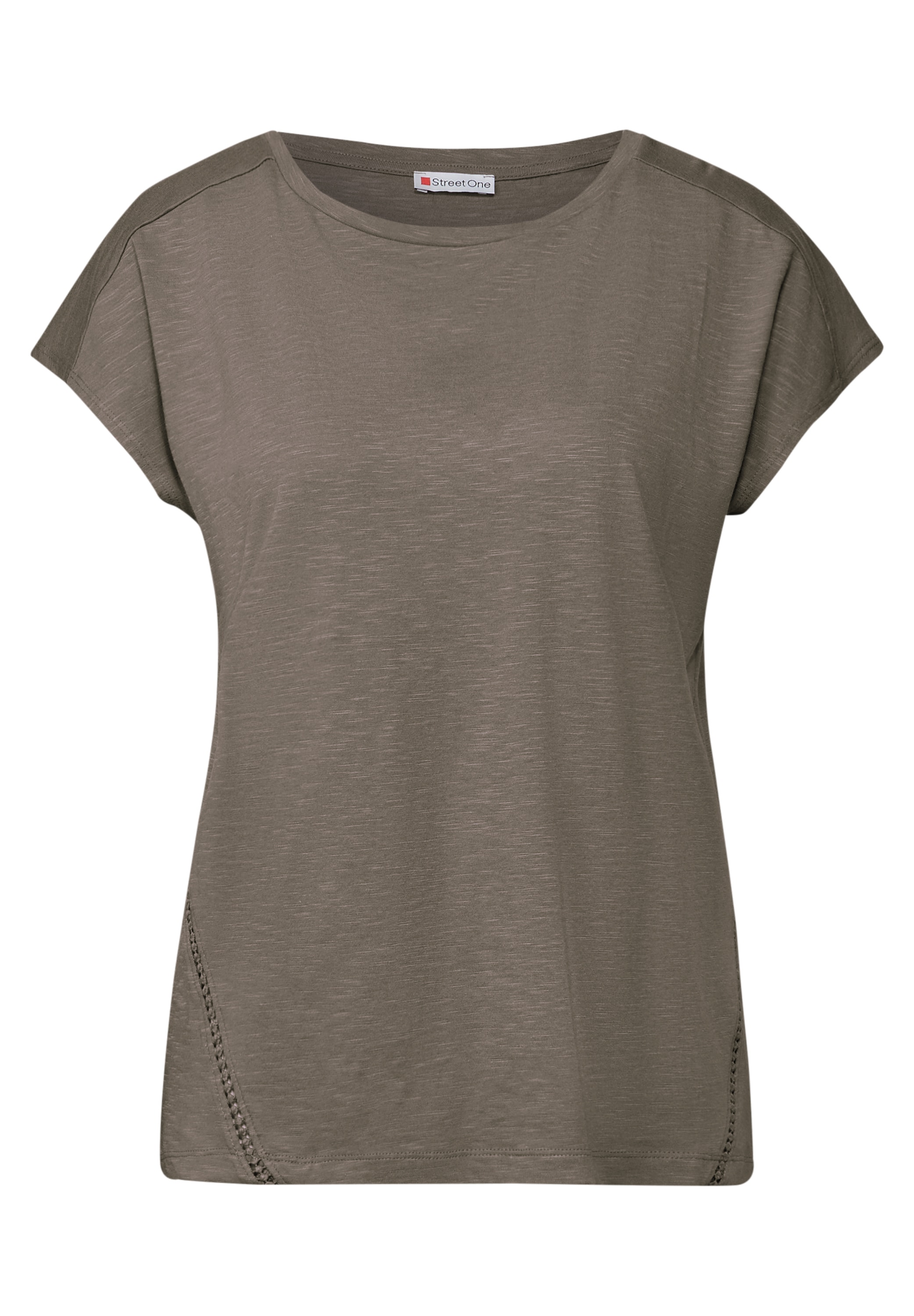 STREET ONE Shirttop , mit Häkeldetails