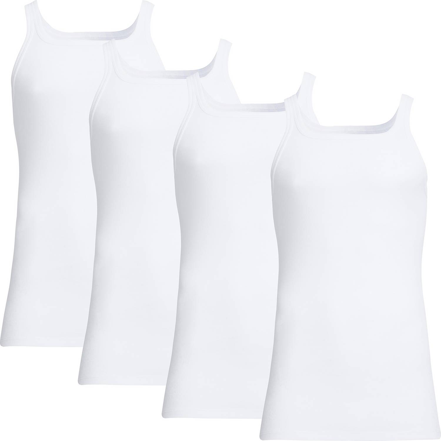Conta Feinripp Herren-Unterhemd im 4er-Pack