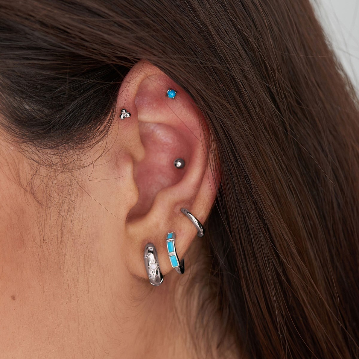 Boucle d'oreille individuelle Ania Haie Sphere 3mm