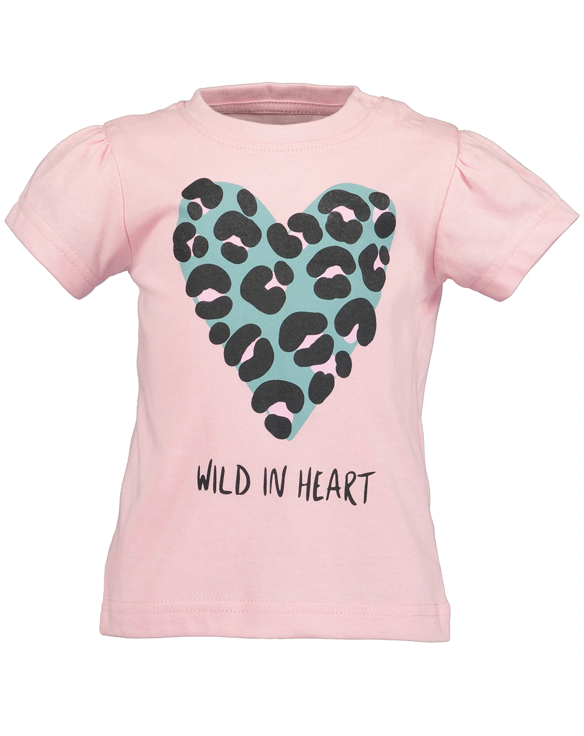 T-Shirt WILD IN HEART in rosa