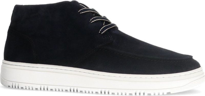 Manfield - Veterboots - Donkerblauw - Suède