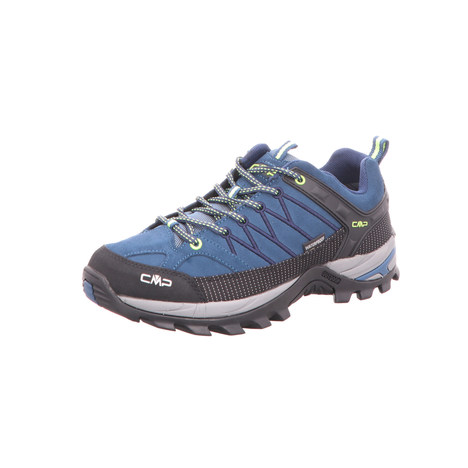 CMP Herren-Outdoor-Leichtwanderschuh Rigel Low Blau-Schwarz --