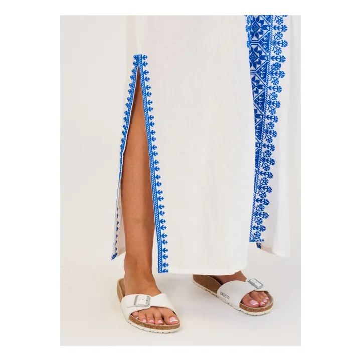 M.A.B.E. Robe Longue Serra | Bleu