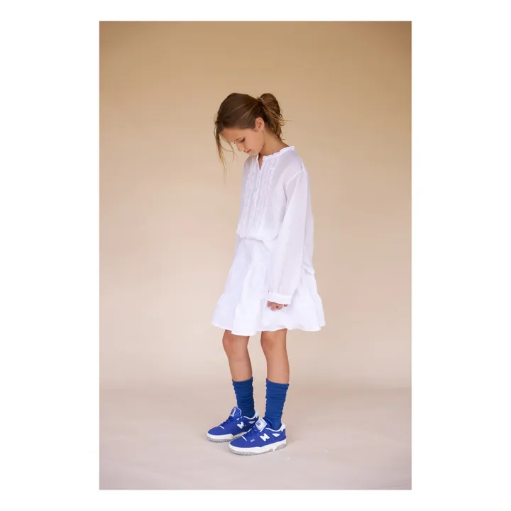 Longlivethequeen Blouse Froncée | Blanc
