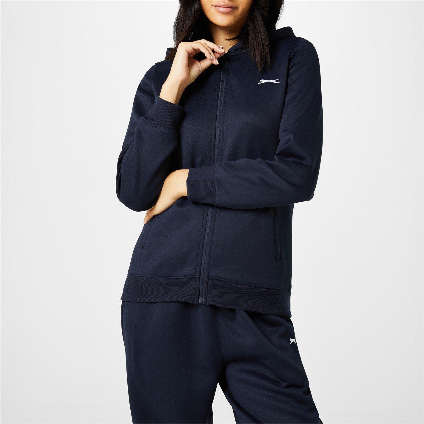 Slazenger Fitted Full Zip Hoodie Womens