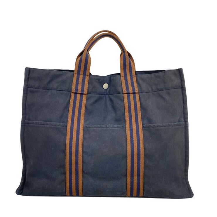 Hermès Vintage Hermès Handbag Navy