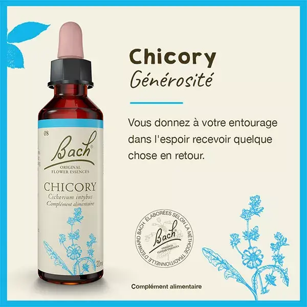 Florais de Bach Originais - Chicória 20ml