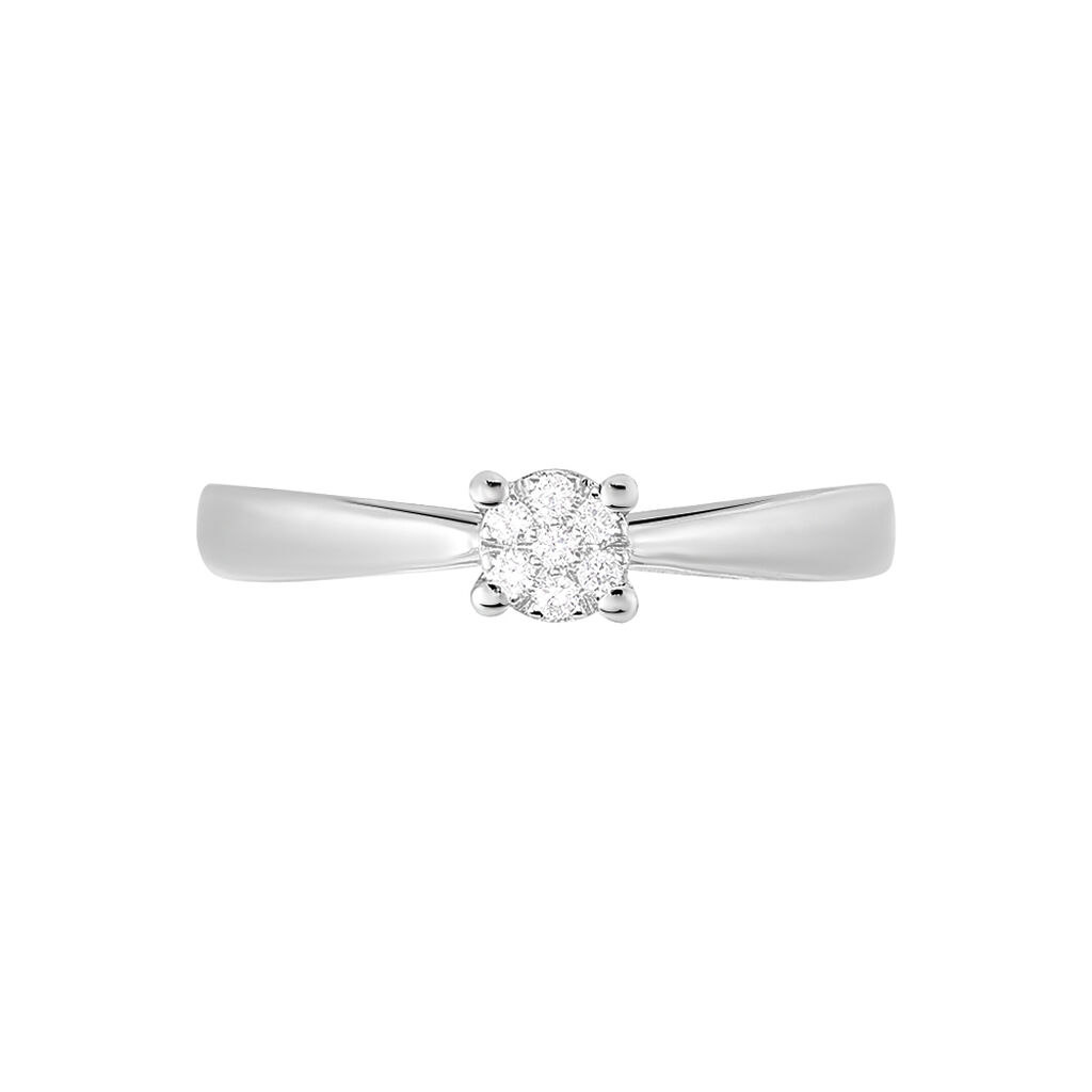 Bague Solitaire Artemis Or Blanc Diamant
