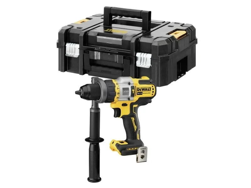 DeWALT DCD999NT-XJ - Hammerbor/skruemaskine - ledningfri - 3-hastigheders - nøgleløs borepatron 13 mm - 126 N·m - intet batteri - 18 V - SOLO