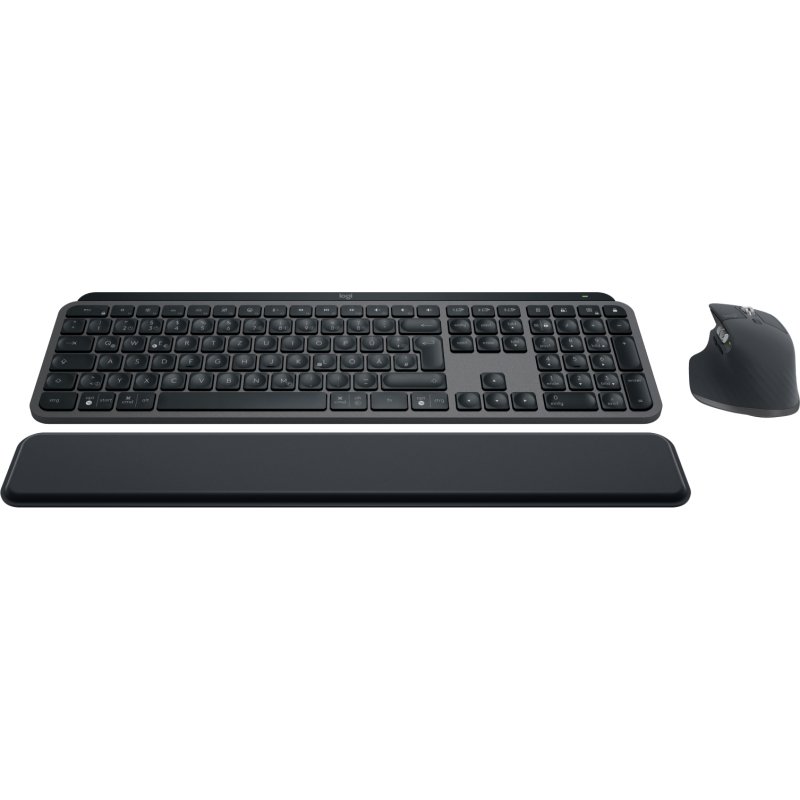 Logitech 920-010926 clavier Souris incluse Bureau RF sans fil + Bluetooth QWERTZ Allemand Graphite