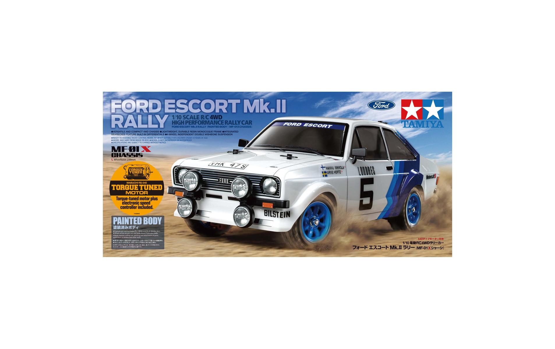 Ford Escort MkII Rally 4WD, MF-01X, 1:10, Bausatz<br>MK.II Ford Escort Rally auf Tamiya MF-01X Chassis mit Allradantrieb