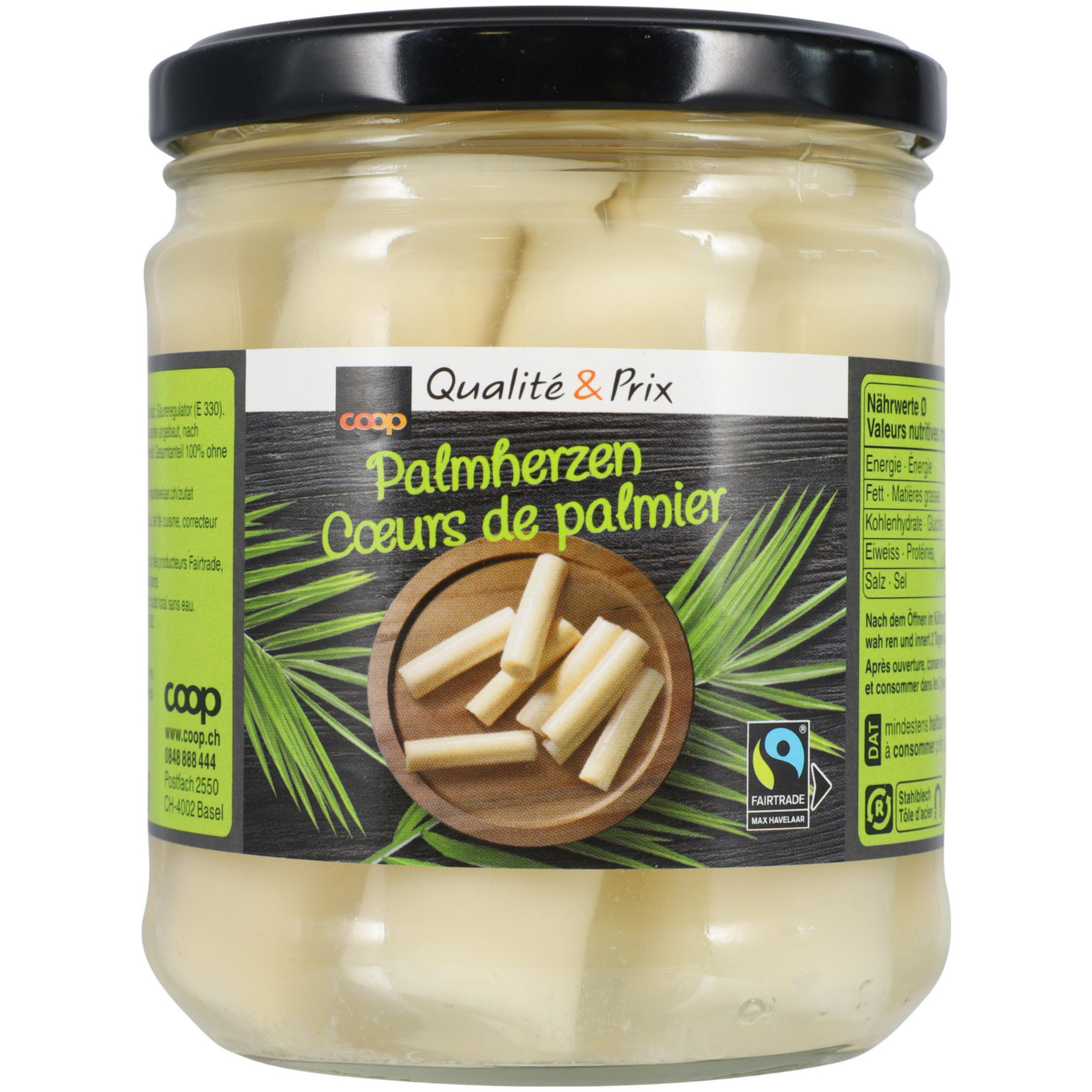 Fairtrade Palmherzen