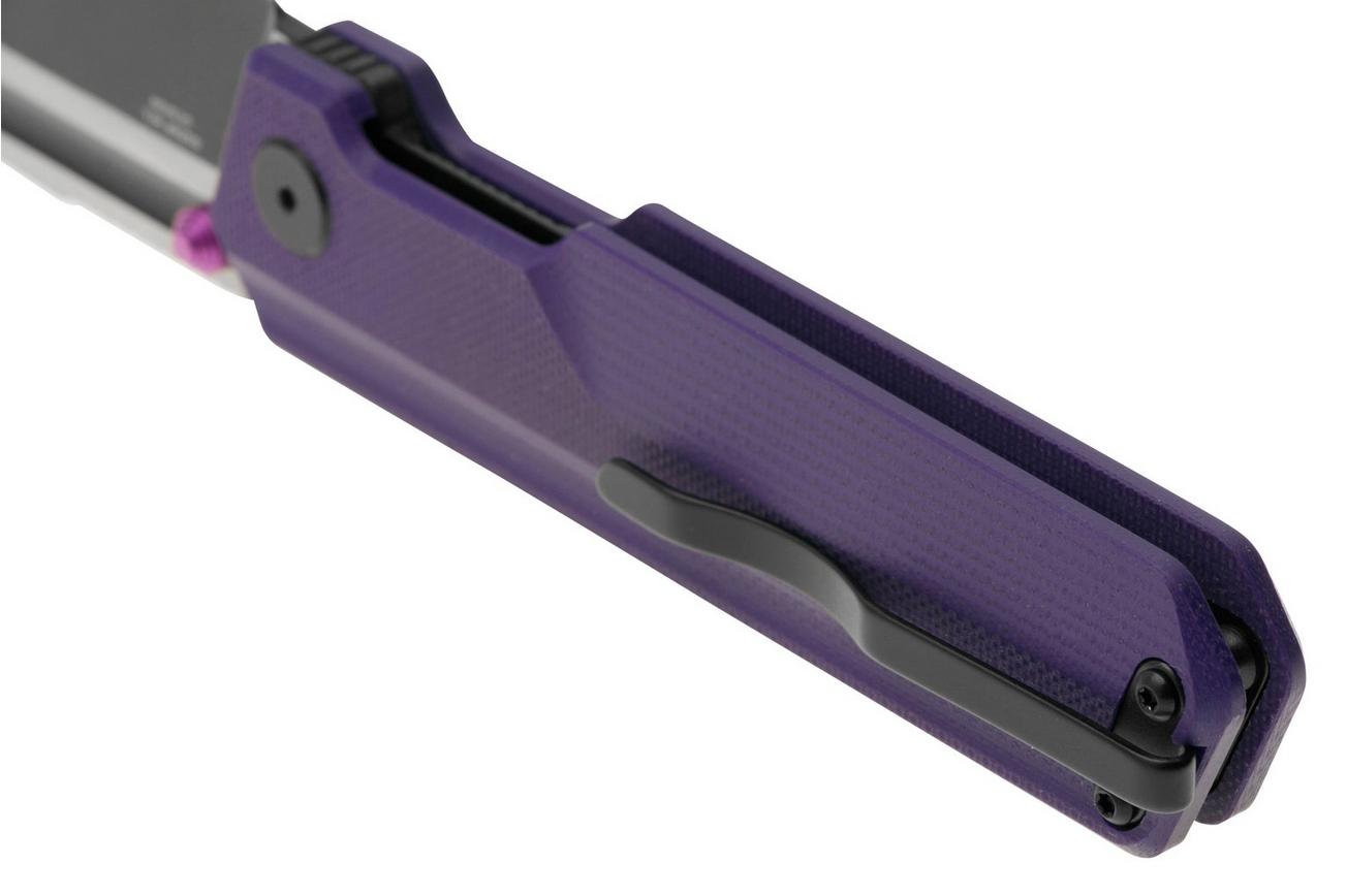 Bestech Tardis BG54B Purple G10, zakmes, Ostap Hel design