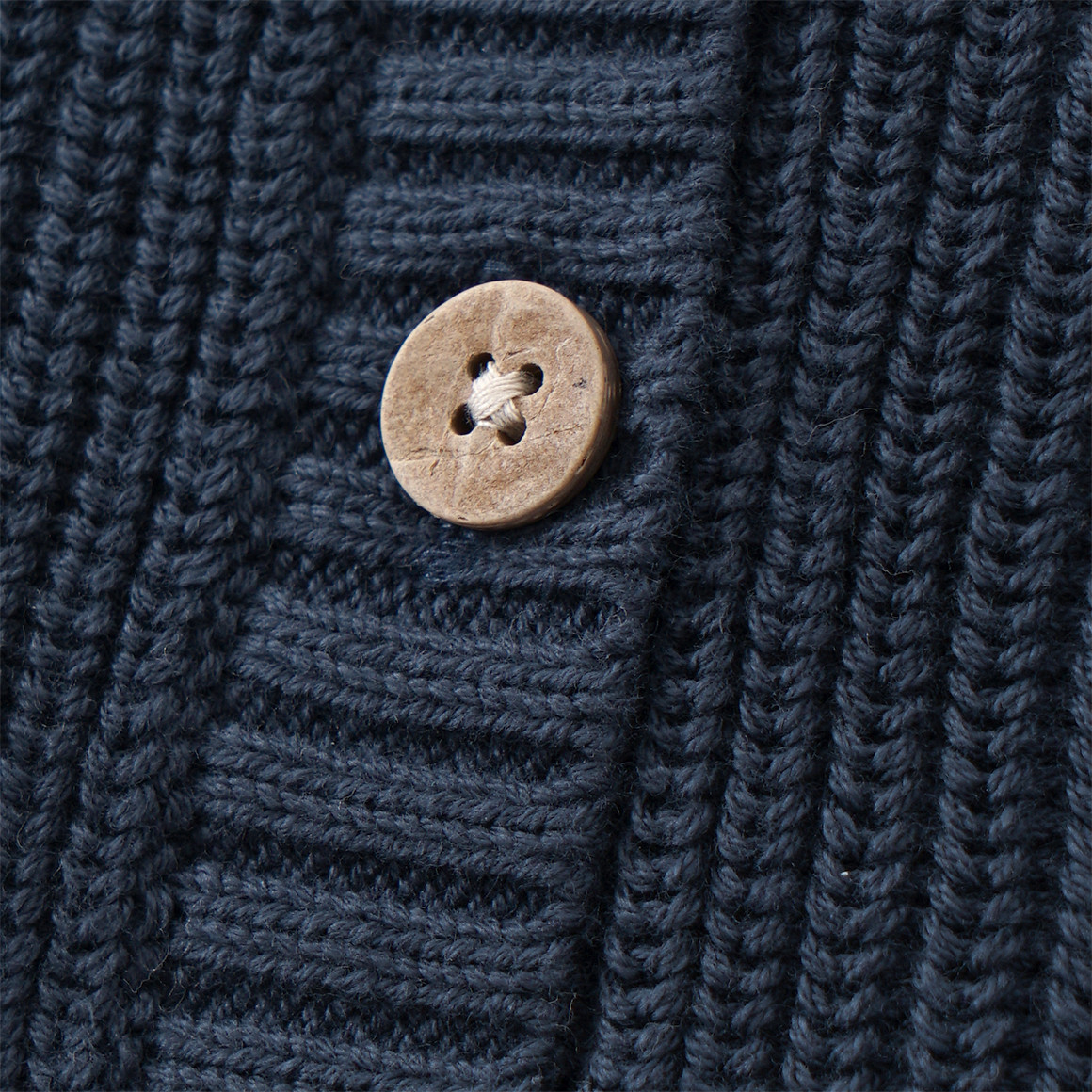 Topolino Pure Collection Kinder Strickjacke aus Bio-Baumwolle dunkelblau