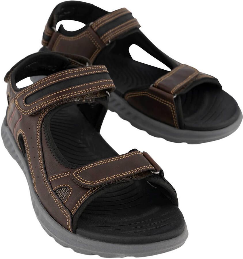 Easy Street imitatieleren sandalen bruin
