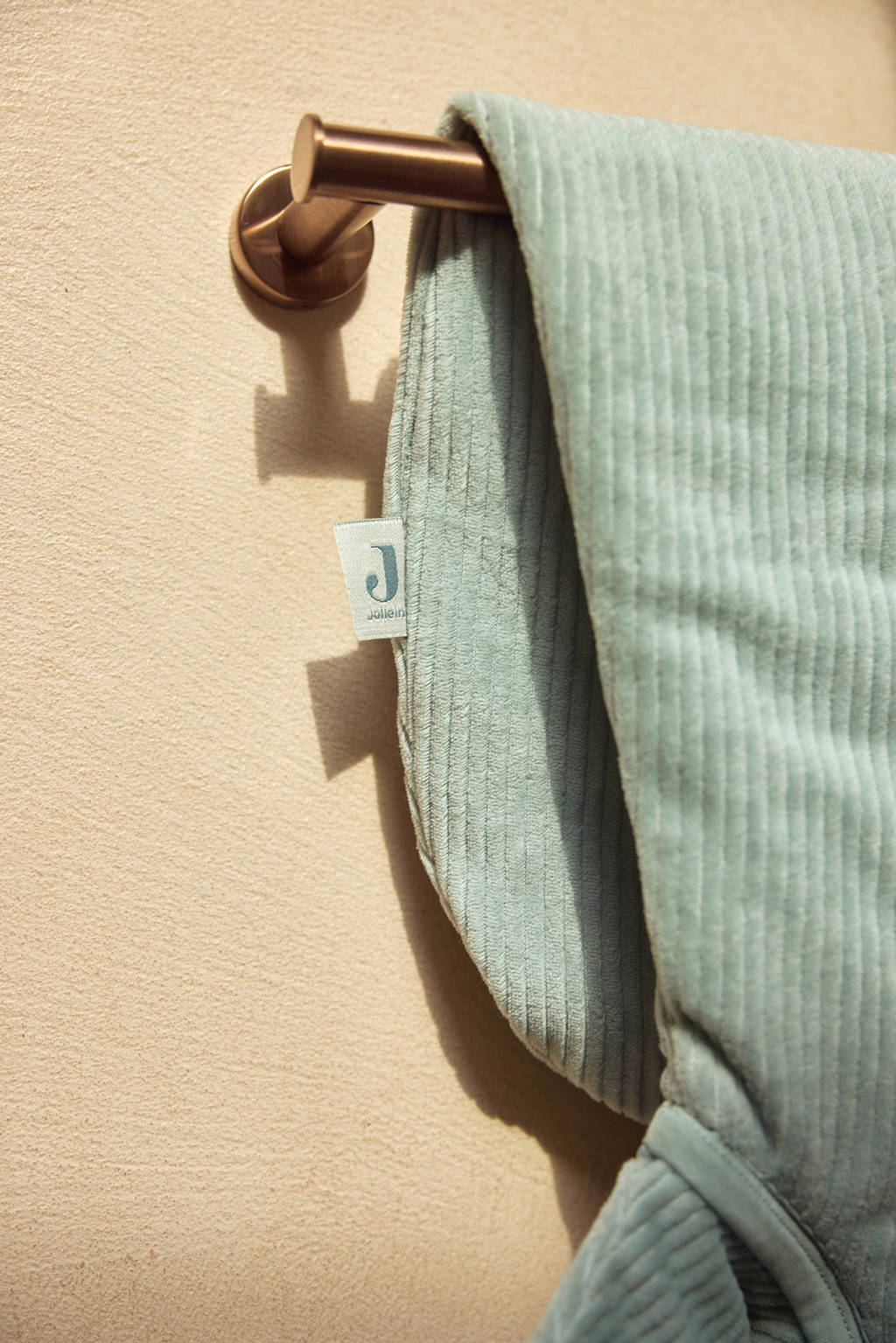 slaapzak met afritsbare mouw Rib - Sea Green