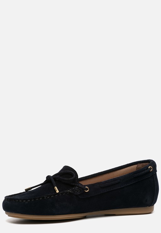 Giulia Mocassins blauw Suede 130211