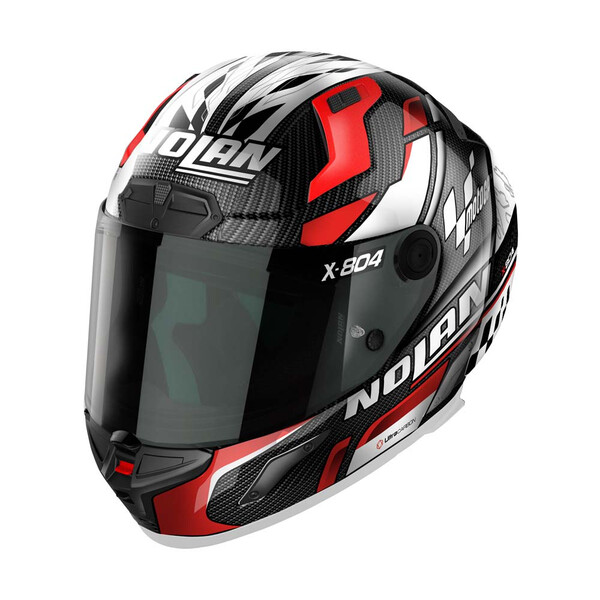 Nolan - Casque X-804 RS Ultra Carbon MotoGP Carbone / Blanc / Rouge