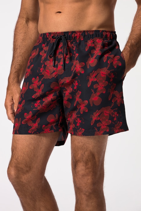JAY-PI Badeshorts, Beachwear, Elastikbund, floraler Print
