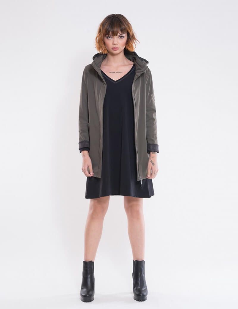 HBT BASICS - CASSIE TRENCH KAKI