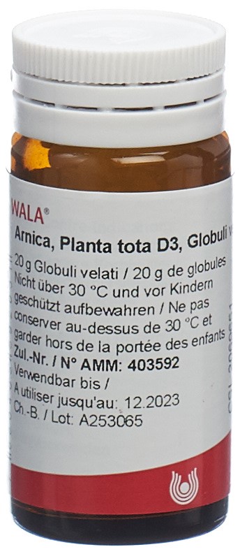 WALA Arnica e planta tota Glob 3 D 20 g