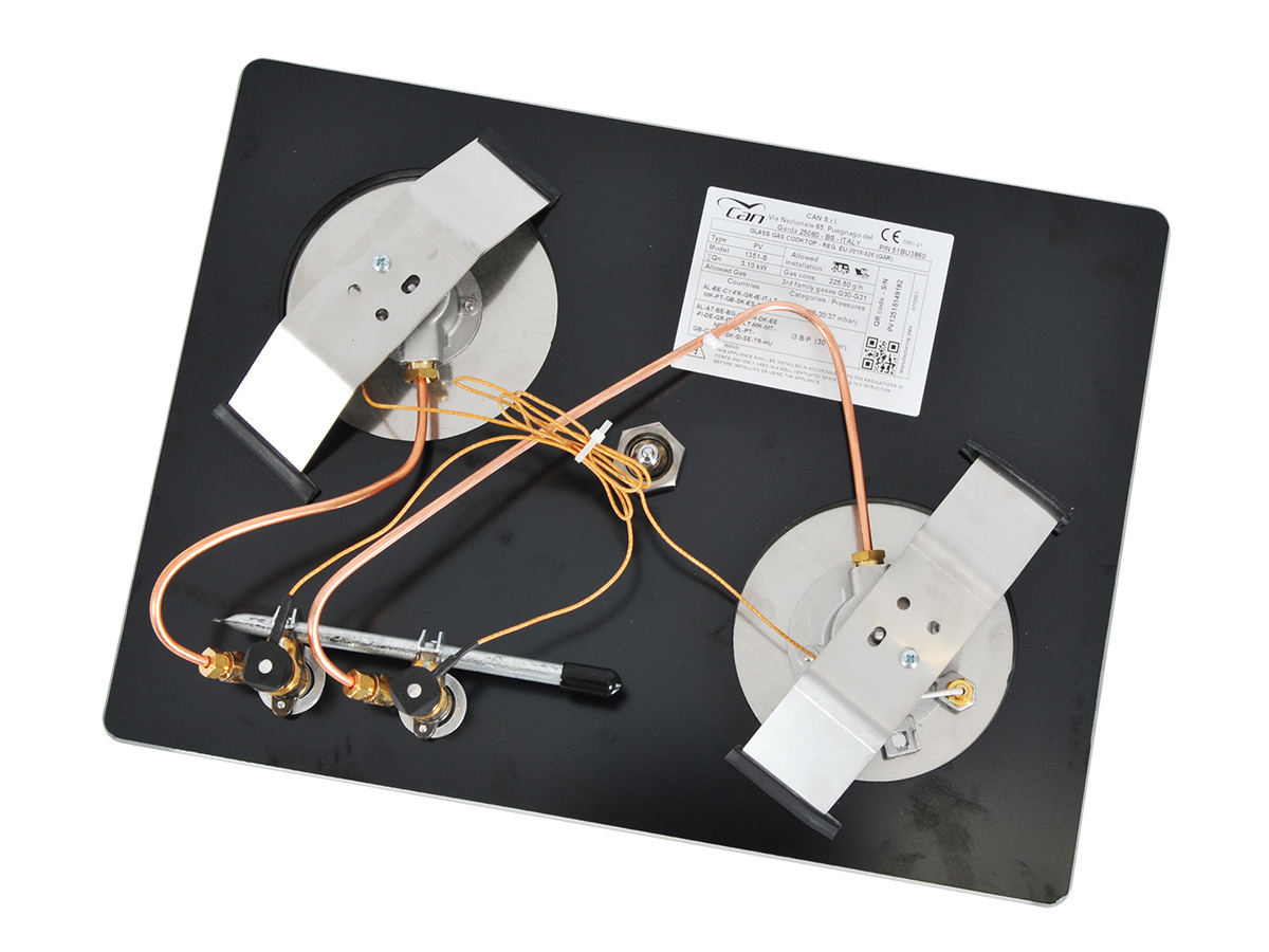 CAN PV1351 inbouw gaskookplaat