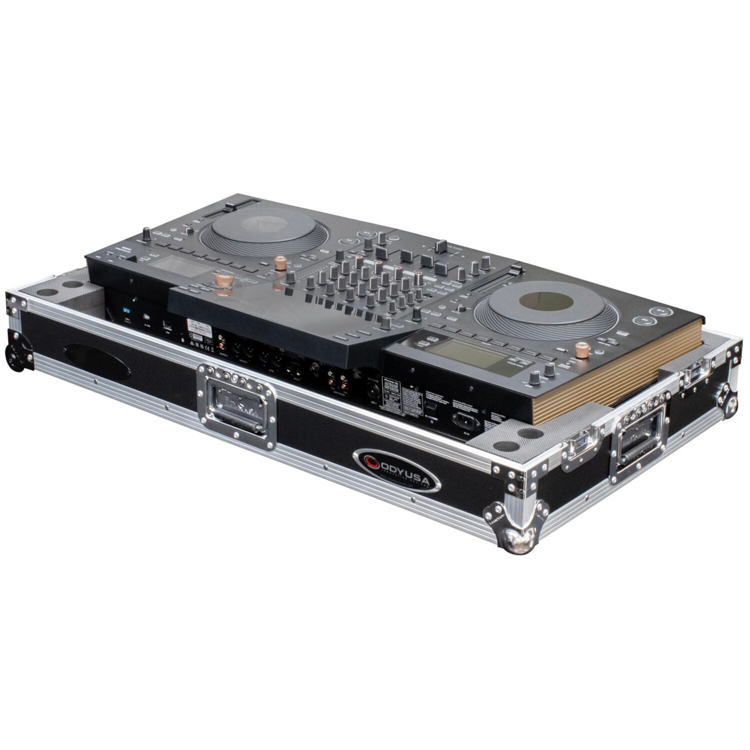 Odyssey FZOPUSQUADCW1 1U Flight Case voor OPUS-QUAD