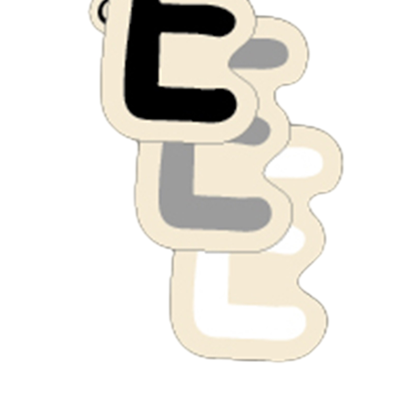 Buchstaben klein E