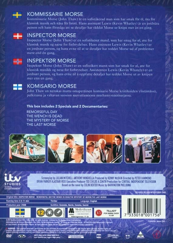 Inspector Morse - Boks 11 - DVD