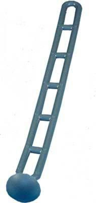 Nietkopf-Abspanner lang 24cm , grau (5er-Pack)