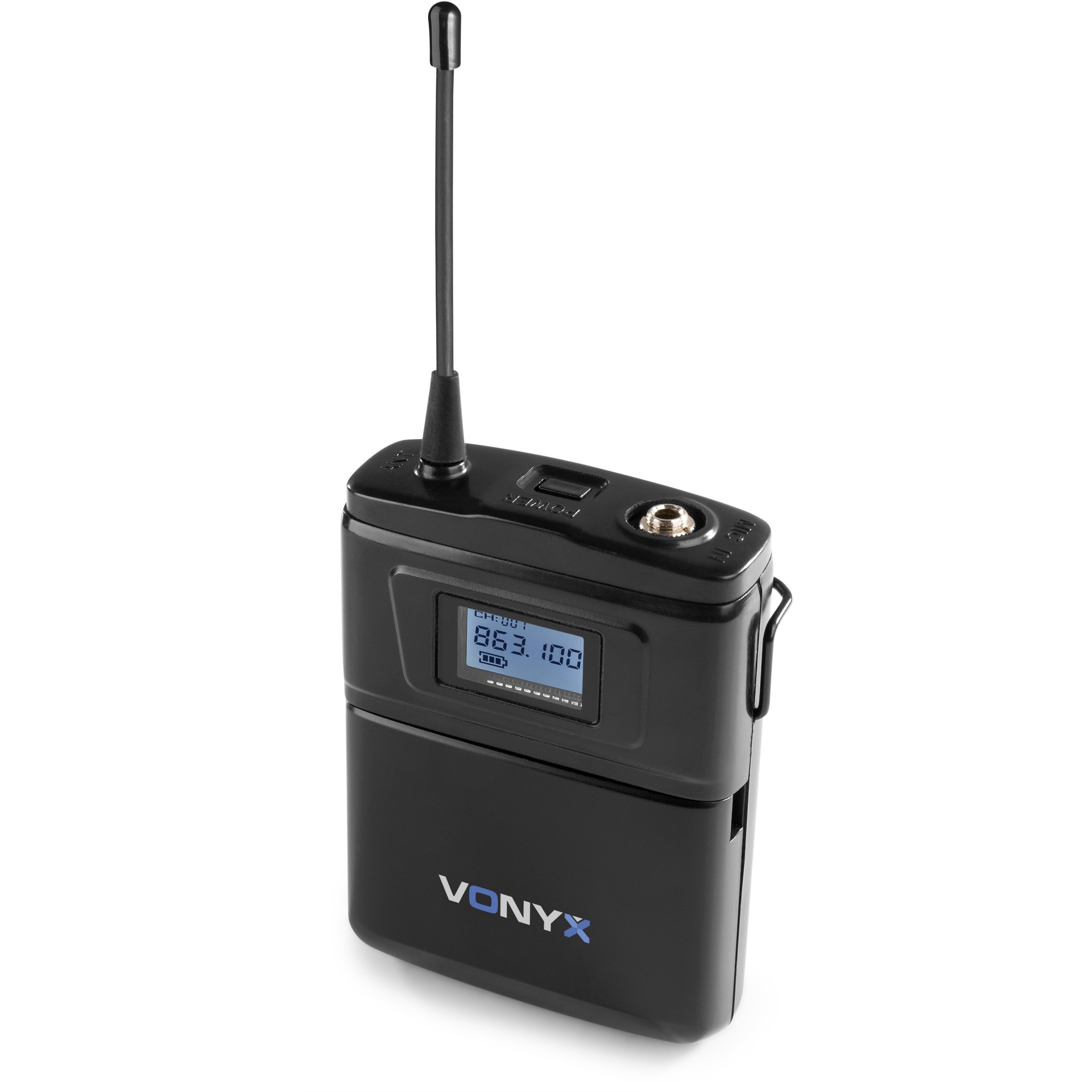 Vonyx WM62B draadloos systeem met twee bodypacks (863 - 865 MHz)