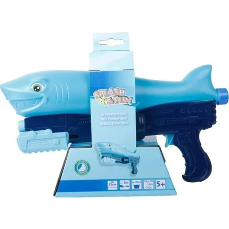Vedes Splash & Fun Wasserpistole Shark mit Pump und Schussfunktion