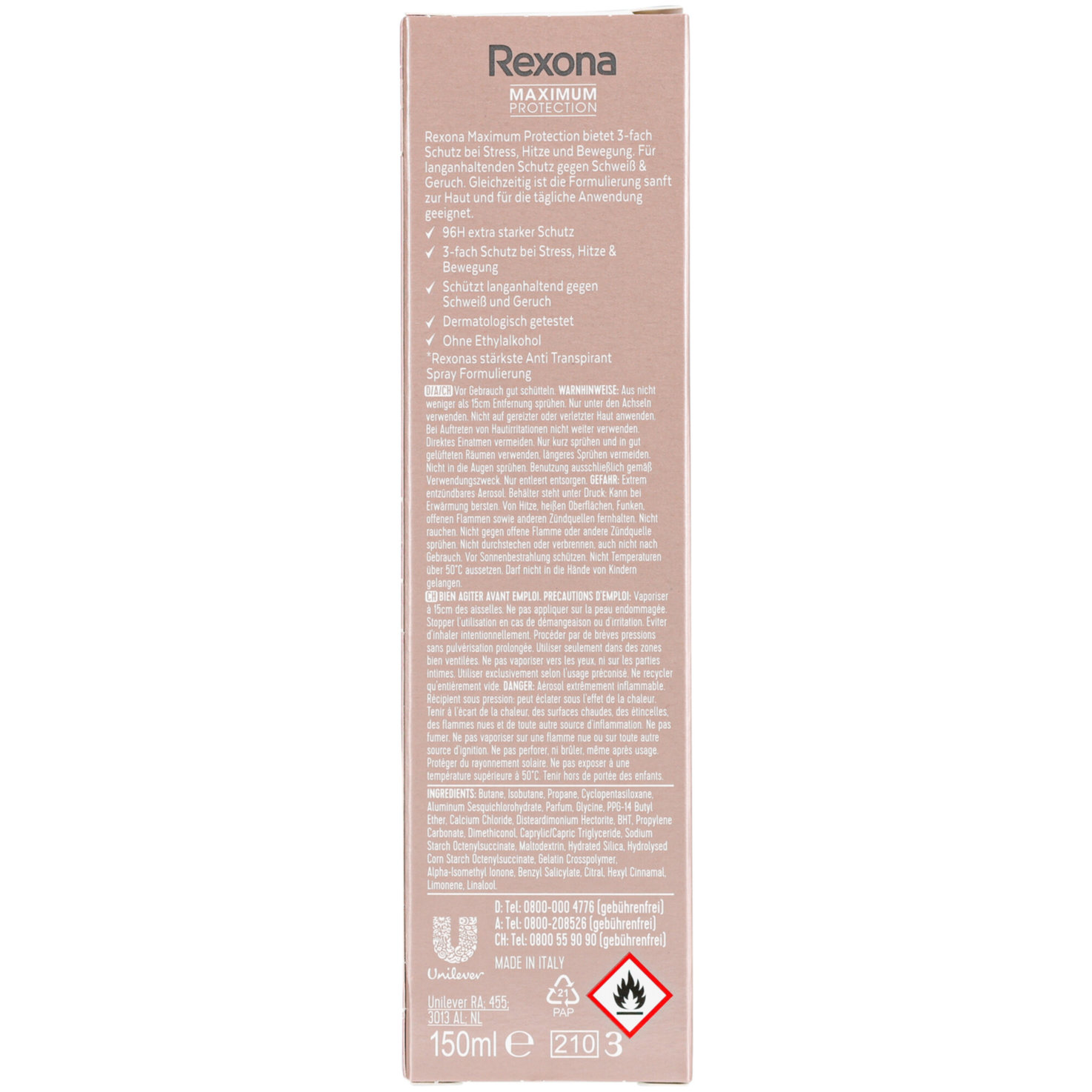 Rexona Deo Spray Maximum Protection Fresh