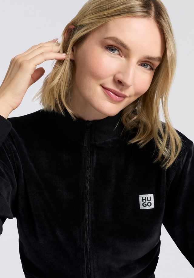 HUGO Underwear Sweatjacke »VELVET«, mit leichtem Glanz