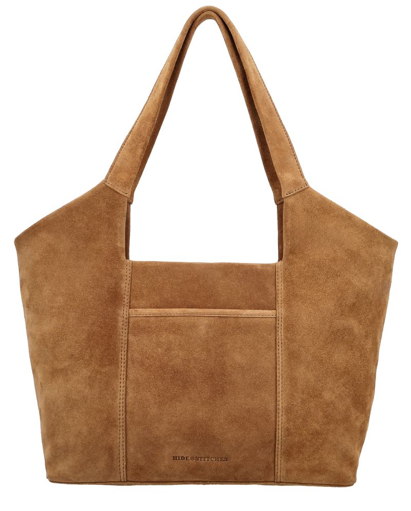 Hide & Stitches Schoudertas Cognac Dames