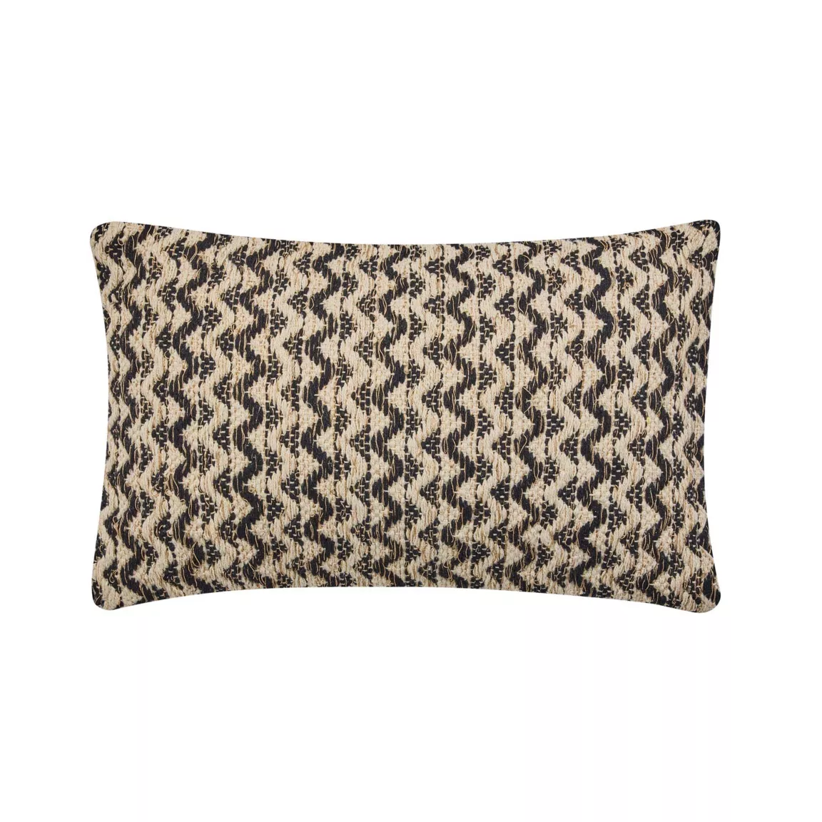 Coussin rectangulaire coton (30 x 50 cm) Loumeo Noir