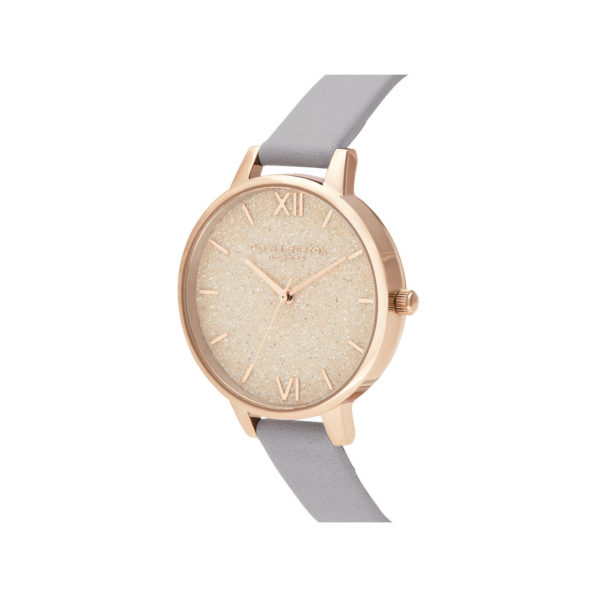 Montre Olivia Burton femme acier doré rose cuir