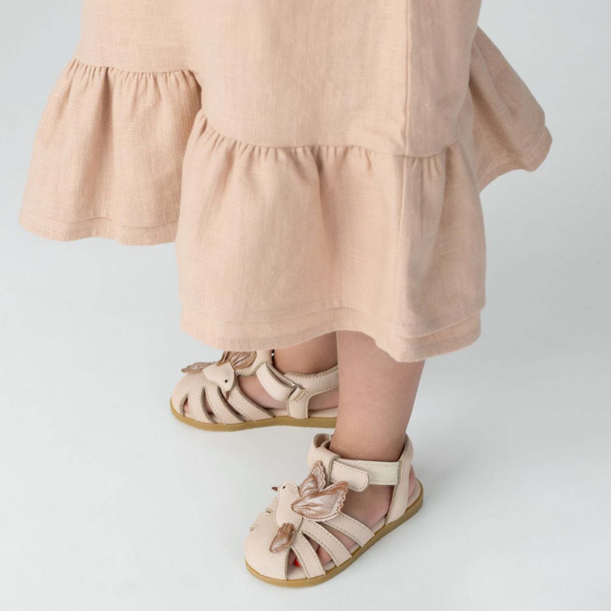 Baby Sandalen Thami Sky Hummingbird Powder Nubuck