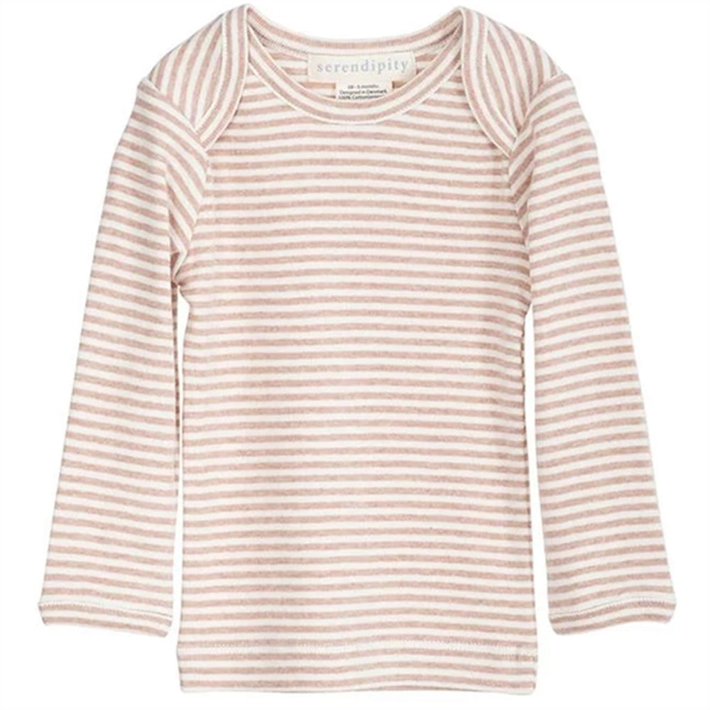 Cloud Offwhite Rib Stripe Bluse - Serendipity