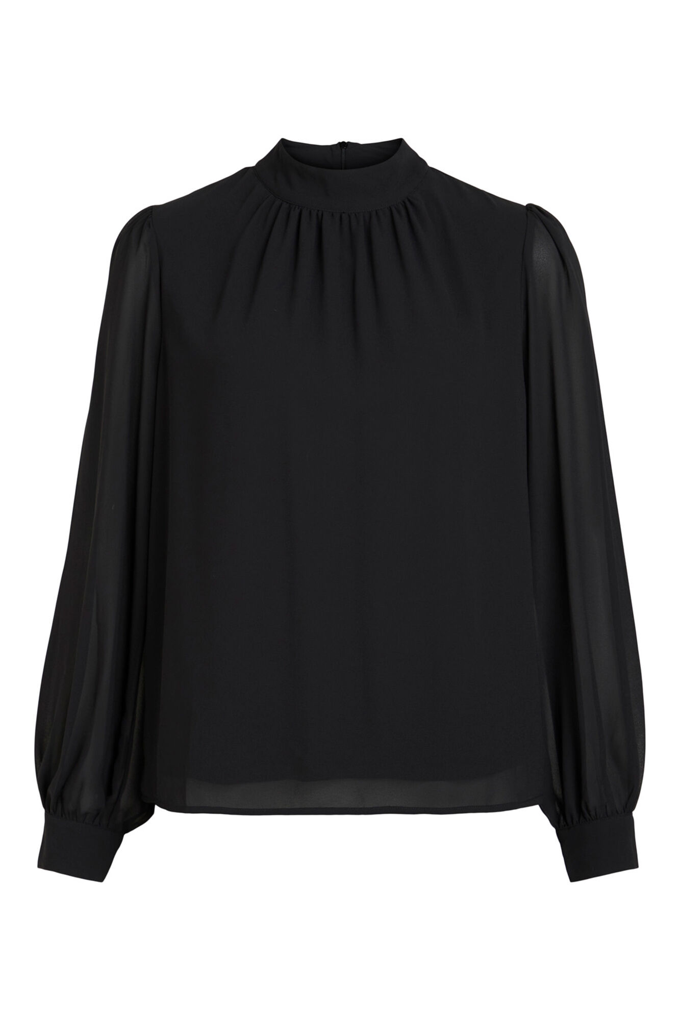 Blusa de manga comprida - Preta