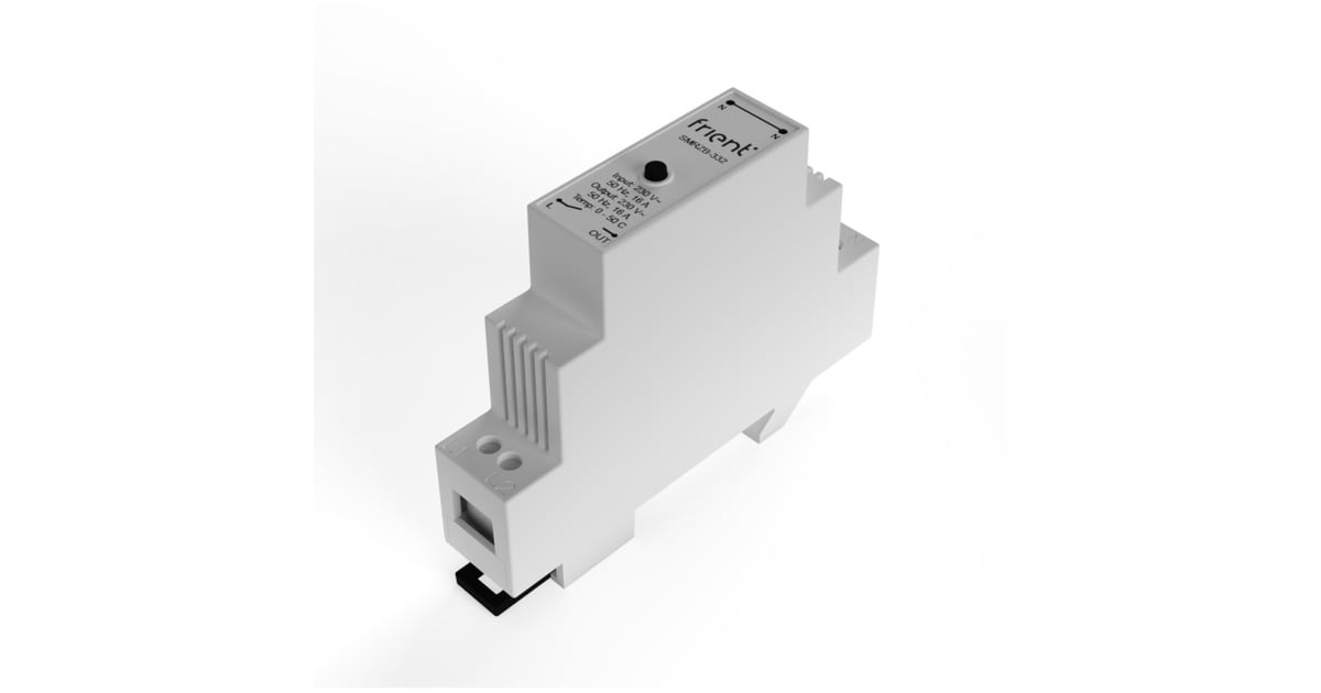 FrientSmart DIN Relay relais  (Lichtgrijs, Zigbee)