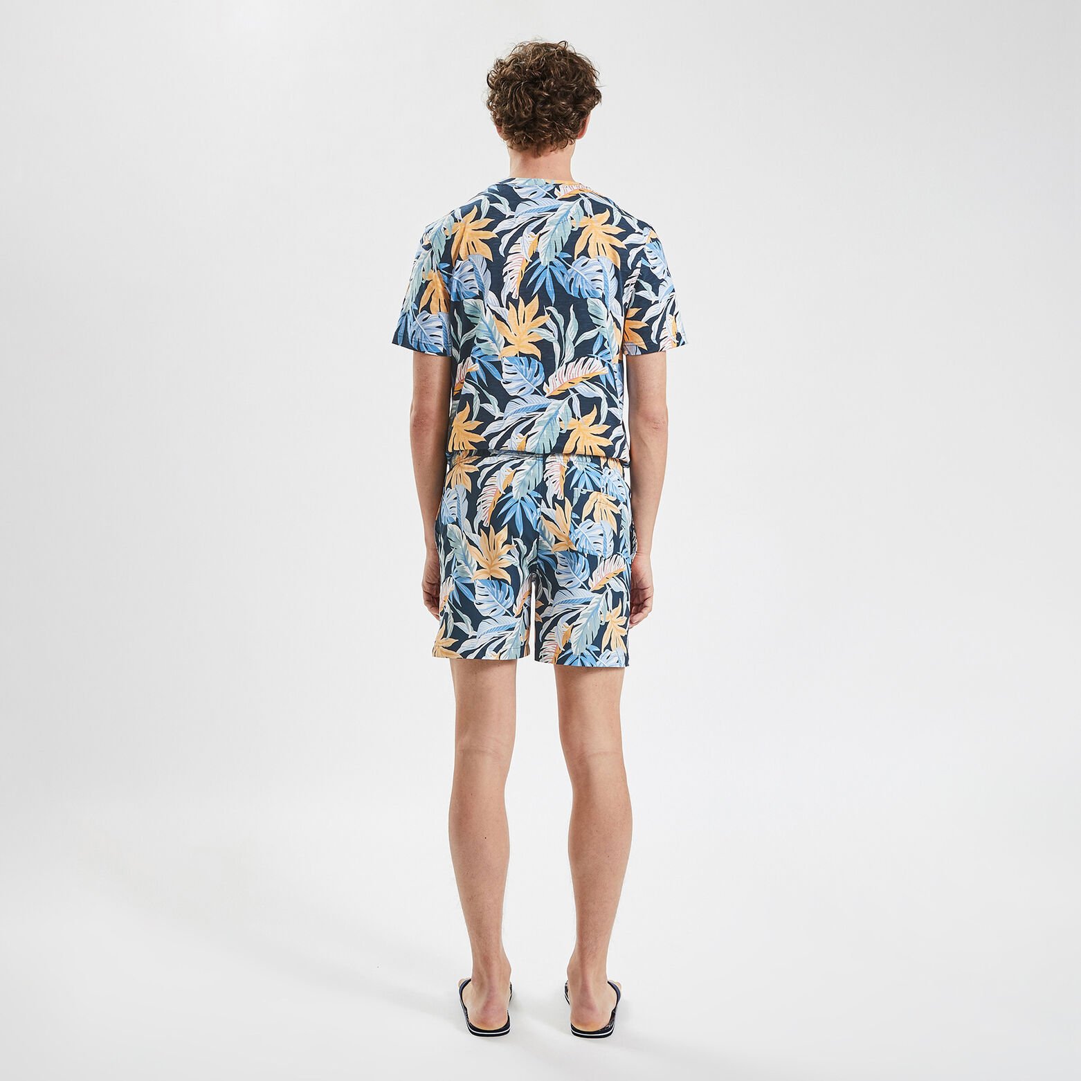 Maillot de bain imprimé Bleu moyen